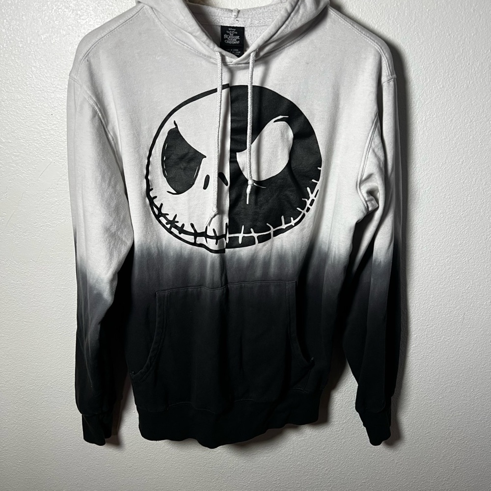 Disney Black and White Jack Skellington Sweatshirt